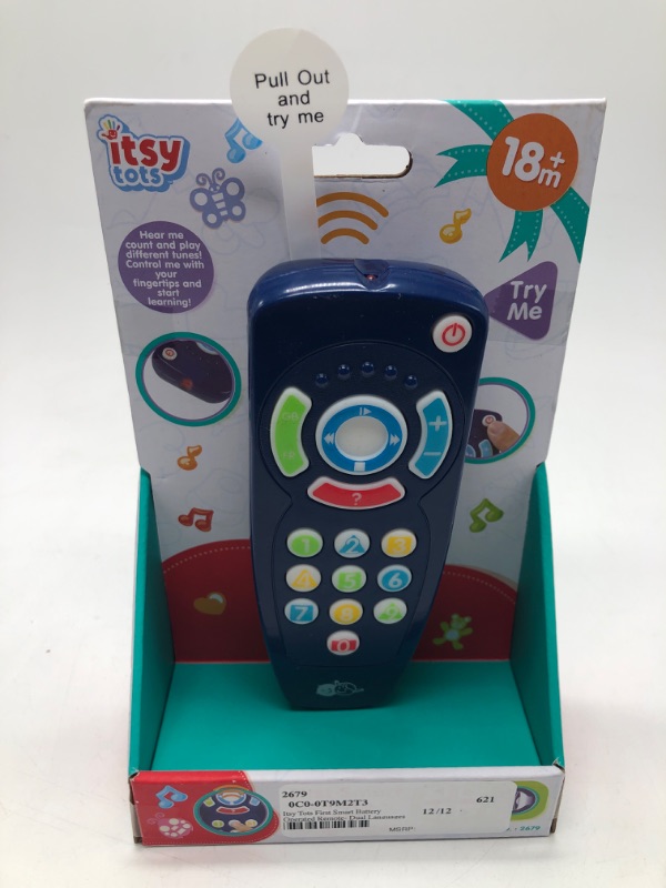 Photo 2 of ITSY TOTS FIRST SMART BATTERY OPERATED REMOTE- DUAL LANGUAGES

