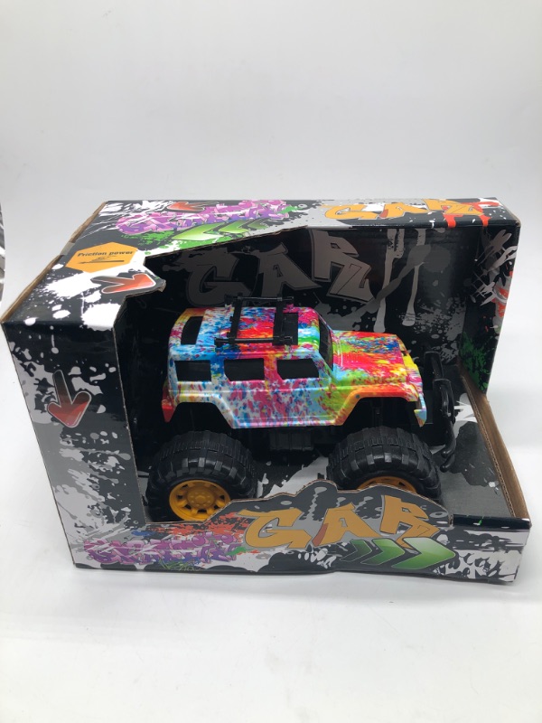 Photo 2 of Graffitti Jeep Toy Car With Big Wheels