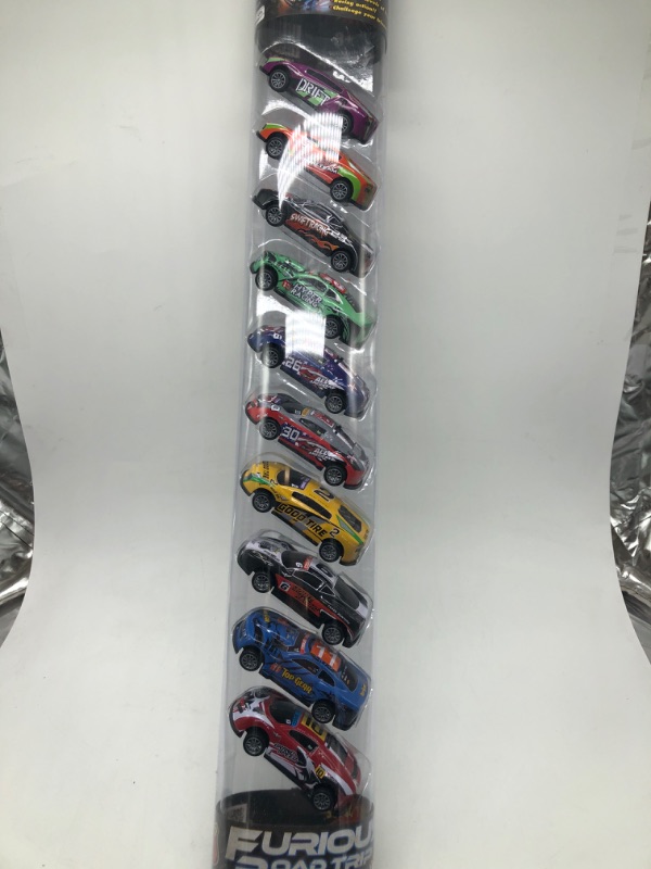 Photo 1 of 10 Pack Furious Road Trip Pull Back Cars For Kids