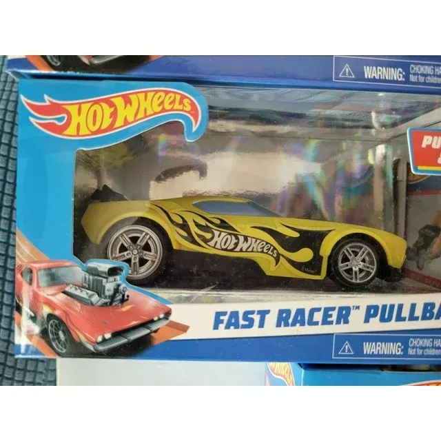 Photo 1 of Hot Wheels Fast Racer Pullback - Black/Yellow Fast Fish
