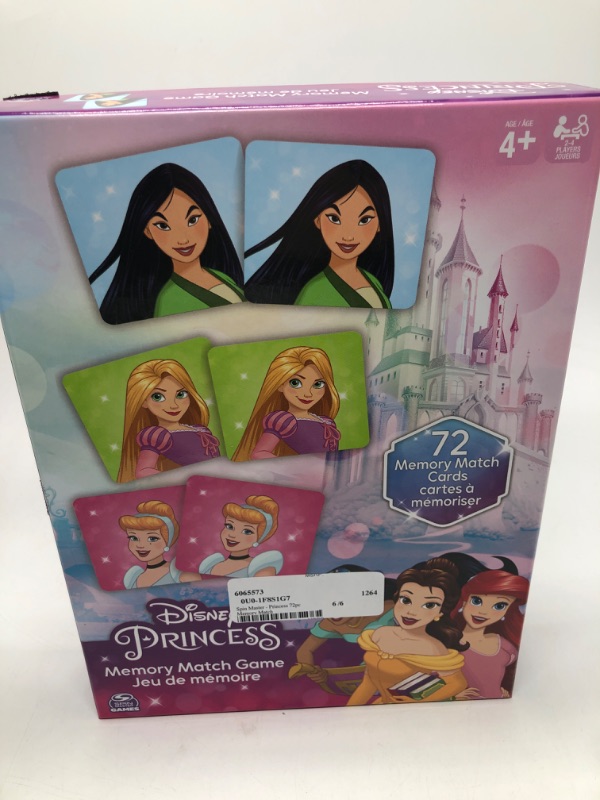 Photo 2 of Disney Princess 72-Piece Match Game - Kid S Educational Game
