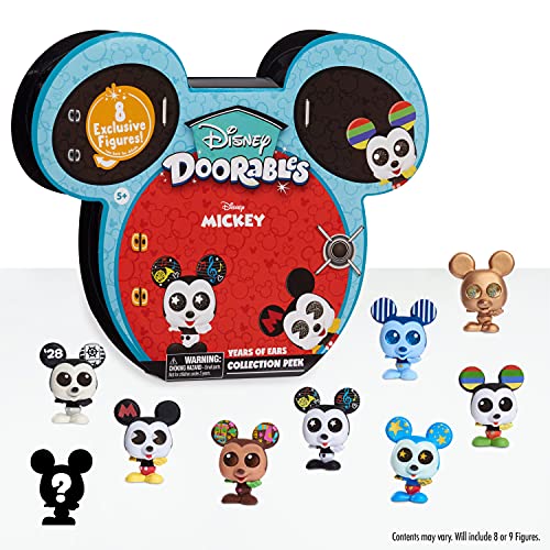 Photo 1 of Disney Doorables Mickey Mouse Years of Ears Collection Peek, Includes 8 Exclusive Mini Figures, Styles May Vary, Officially Licensed Kids Toys for Ages 5 Up by Just Play
