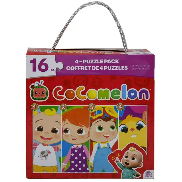 Photo 1 of CoCoMelon 16 Piece 4-Puzzle Pack
