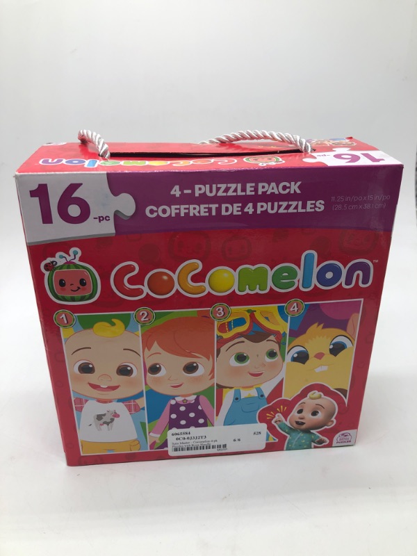 Photo 2 of CoCoMelon 16 Piece 4-Puzzle Pack
