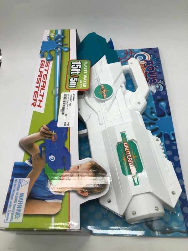 Photo 2 of AQUA STORM STEALTH BLASTER 14" - WATER GUN IN OPEN BOX
