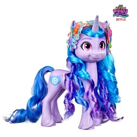 Photo 1 of My Little Pony: Unicorn Charms Izzy Moonbow Doll Playset 17 Pieces
