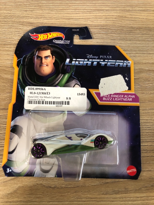 Photo 2 of Hot Wheels Character Cars Lightyear, Gift For Kids 3 Years & Older & Collectors
