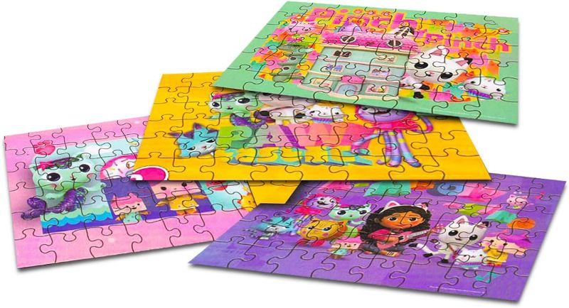Photo 1 of Gabby’s Dollhouse Puzzle - 4 Pack Bundle with 48 Pc Gabby’s Dollhouse Puzzle

