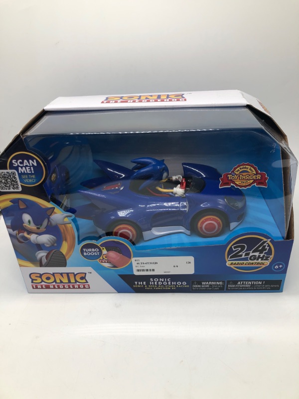 Photo 2 of NKOK Sonic the Hedgehog and Sega All-Stars Racing Radio Control Car in Blue
