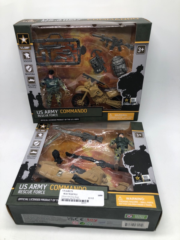 Photo 1 of 2 Pack US ARMY Rescue Force Kids Toys