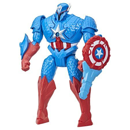 Photo 1 of Marvel Avengers Mech Strike Monster Hunters Hunter Suit Captain America Walmart Exclusive
