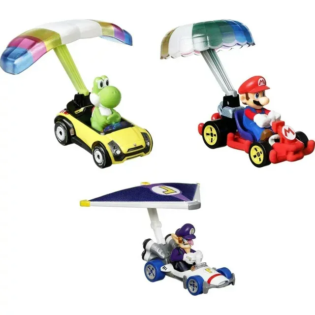 Photo 1 of Hot Wheels Super Mario Character Car 3-Pack Collection
