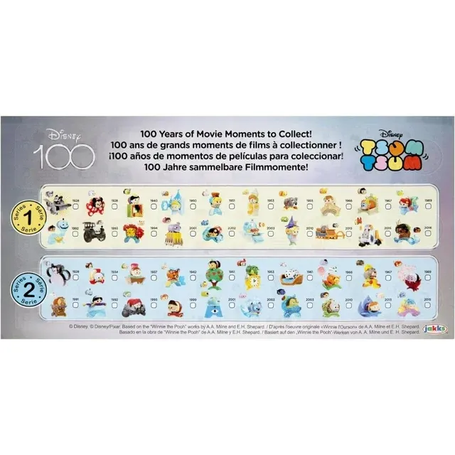 Photo 2 of 2 Pack TSUM TSUM CHECKLANE VALUE BLIND PACKS WAVE #2
