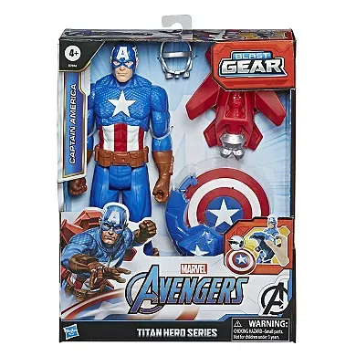 Photo 2 of Marvel Avengers Titan Hero Series Blast Gear Captain America
