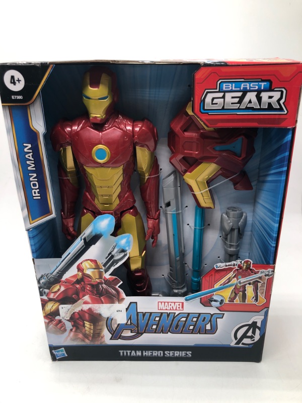 Photo 2 of Marvel Avengers Titan Hero Series Blast Gear Iron Man

