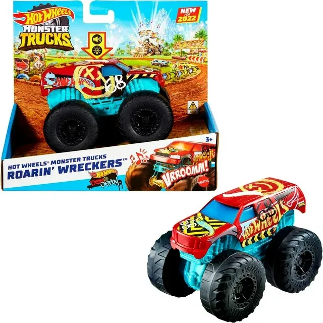 Photo 1 of Hot Wheels Monster Trucks Roarin Wreckers Demo Derby
