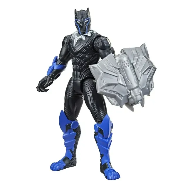 Photo 1 of Marvel Avengers: Mech Strike Black Panther with Battle Accessory Kids Toy Action Figure for Boys and Girls (8”)
