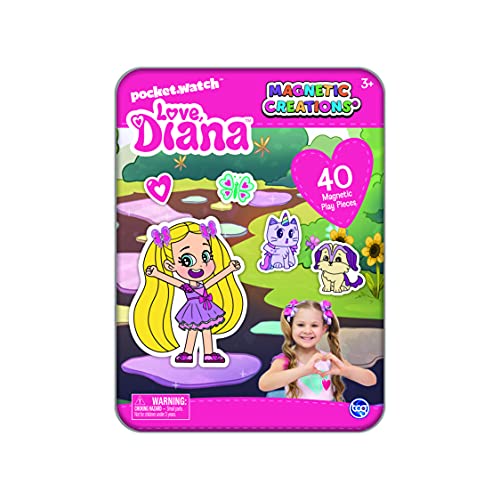 Photo 2 of 2 Pack Love Diana - Magnetic Creations Tin - Dress up Play Set - Includes 2 Sheets of Mix & Match Dress up Magnets with Storage Tin. Great Travel Activity 