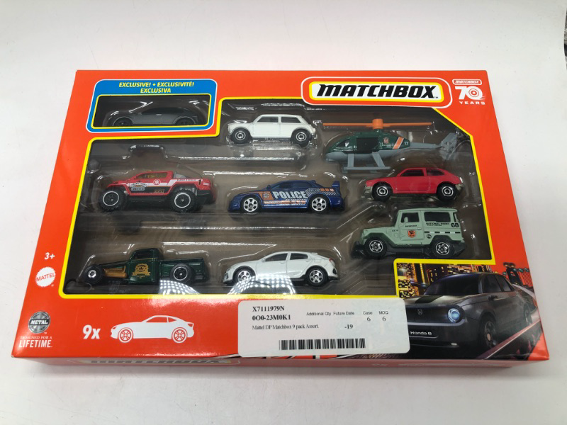 Photo 1 of Matchbox Gift Set of 9 Themed Cars or Trucks