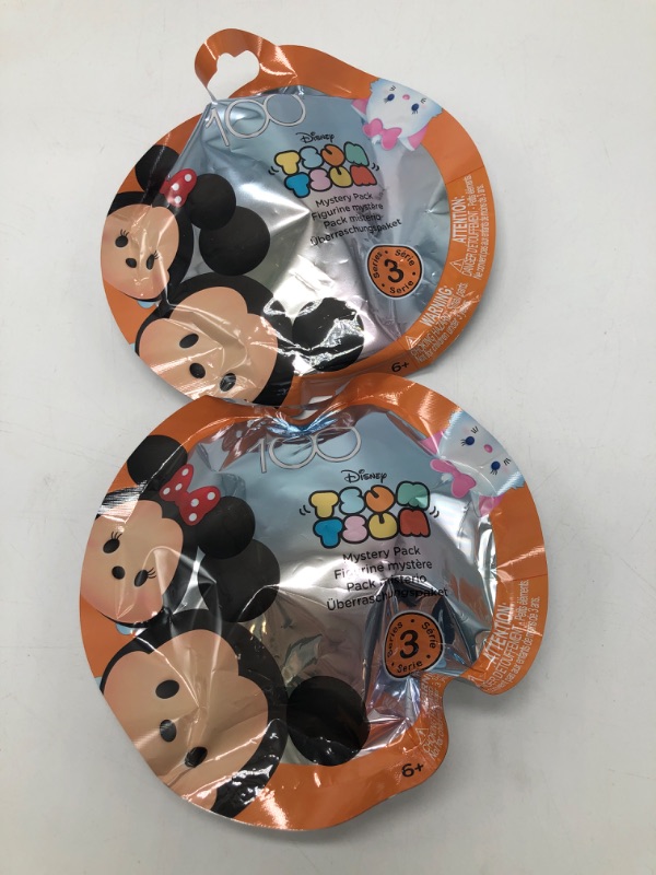 Photo 3 of 2 Pack Disney Tsum Tsum Celebration Series 3 100 Years of Wonder Mystery Stack Pack (1 RANDOM Figure)
