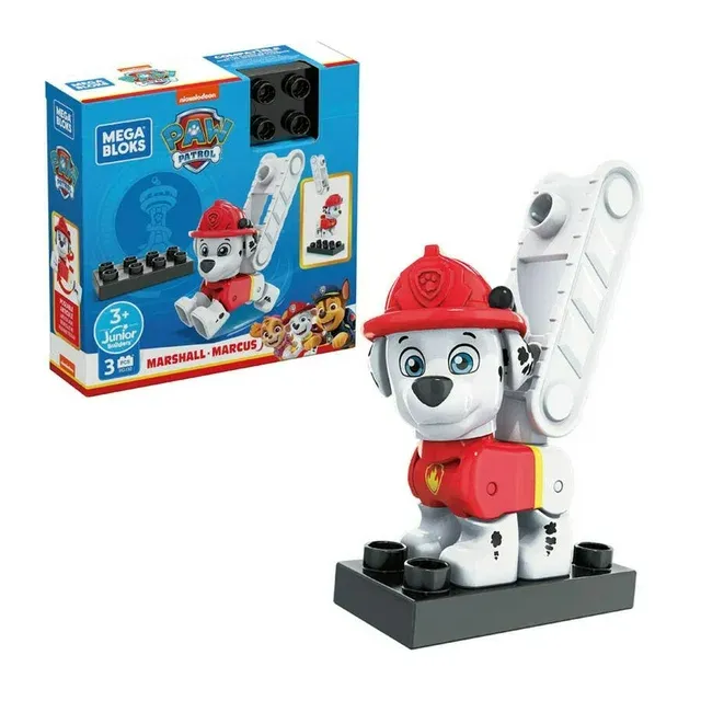 Photo 1 of Mega Bloks Paw Patrol Marshall Figure, 3 Pieces
