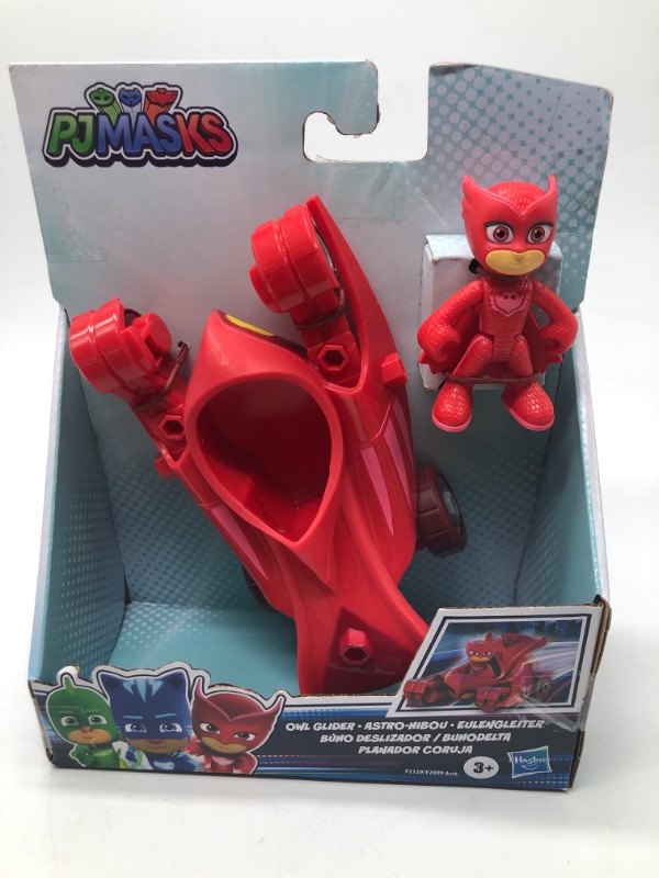 Photo 2 of PJ Masks Owl Glider Preschool Toy Owlette Car with Owlette Action Figure

