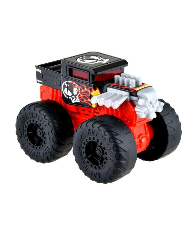 Photo 1 of Hot Wheels Monster Trucks Roarin Wreckers 1:43 Scale Bone Shaker Toy Truck with Lights & Sounds
