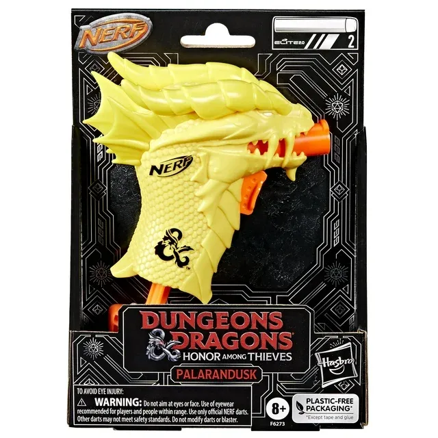 Photo 2 of NERF MicroShots Dungeons & Dragons Palarandusk Blaster, 2 Elite 2.0 Darts, Kids Outdoor Games, D&D Blaster Toys for Ages 8 and Up
