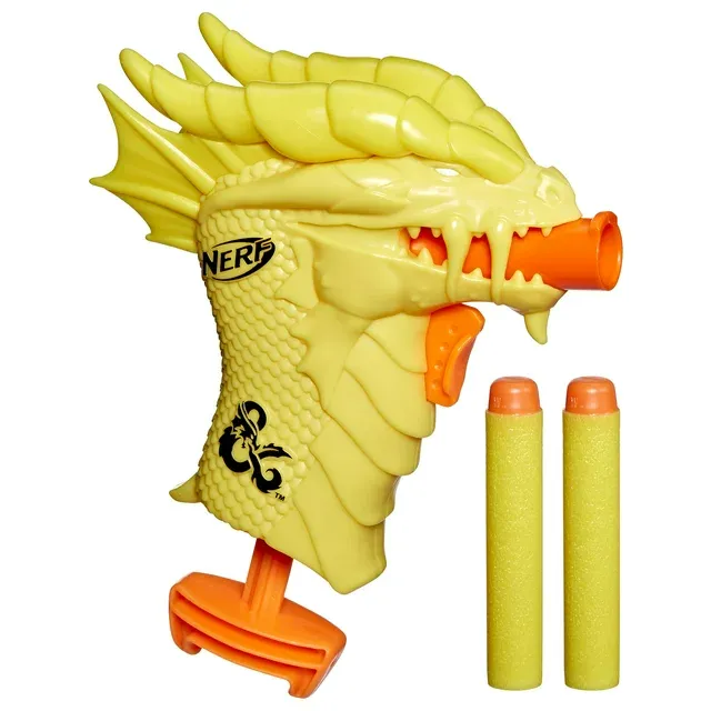 Photo 1 of NERF MicroShots Dungeons & Dragons Palarandusk Blaster, 2 Elite 2.0 Darts, Kids Outdoor Games, D&D Blaster Toys for Ages 8 and Up
