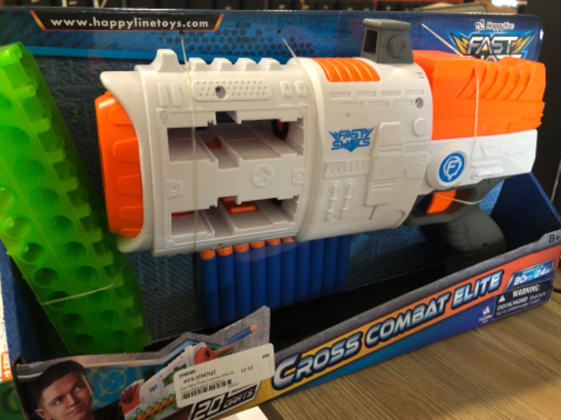 Photo 2 of Happy Line Fast Shots Cross Combat Elite Foam Launcher
