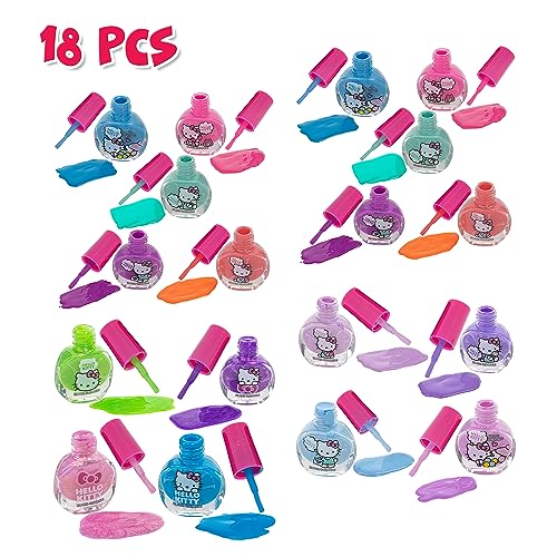 Photo 1 of Hello Kitty - Townley Girl Non-Toxic Water-Based Peel-Off Nail Polish Set for Girls Ages 3+
