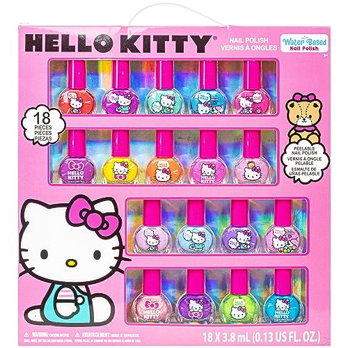 Photo 2 of Hello Kitty - Townley Girl Non-Toxic Water-Based Peel-Off Nail Polish Set for Girls Ages 3+
