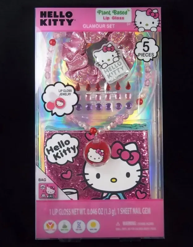 Photo 1 of Hello Kitty Lip Gloss Glamour Set with Multiple Colors
