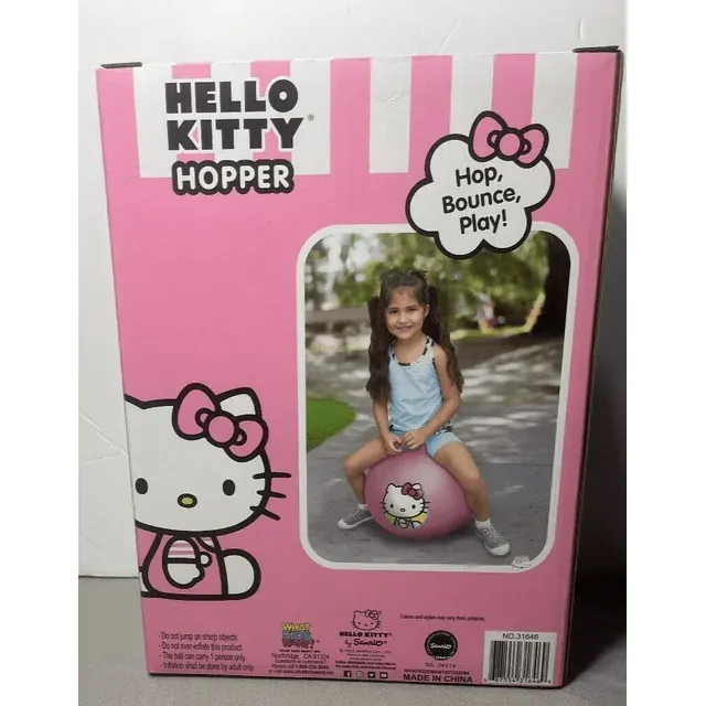 Photo 2 of SANRIO HELLO KITTY 15" HOPPER HOP BOUNCE PLAY JUMP TOY INDOOR/OUTDOOR 4?For Girls
