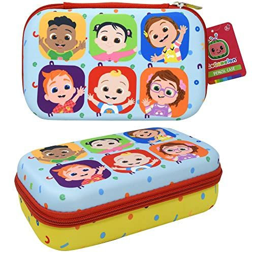 Photo 1 of Cocomelon Stationary Pencil Case Set - Premium Material and Machine Washable - Adorable Hard-Shell Pencil Case - Lightweight and Durable- Pencil Case for Boys and Girls

