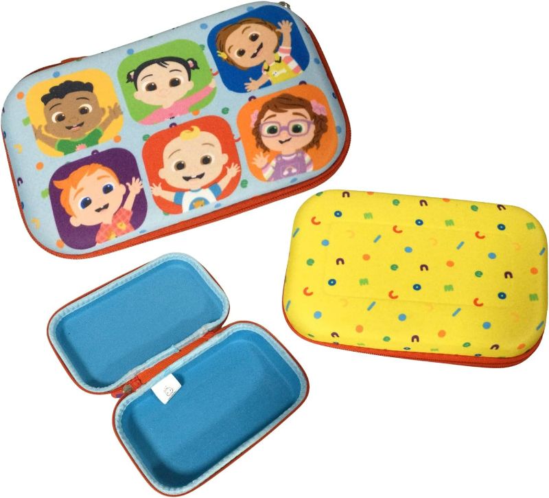 Photo 2 of Cocomelon Stationary Pencil Case Set - Premium Material and Machine Washable - Adorable Hard-Shell Pencil Case - Lightweight and Durable- Pencil Case for Boys and Girls
