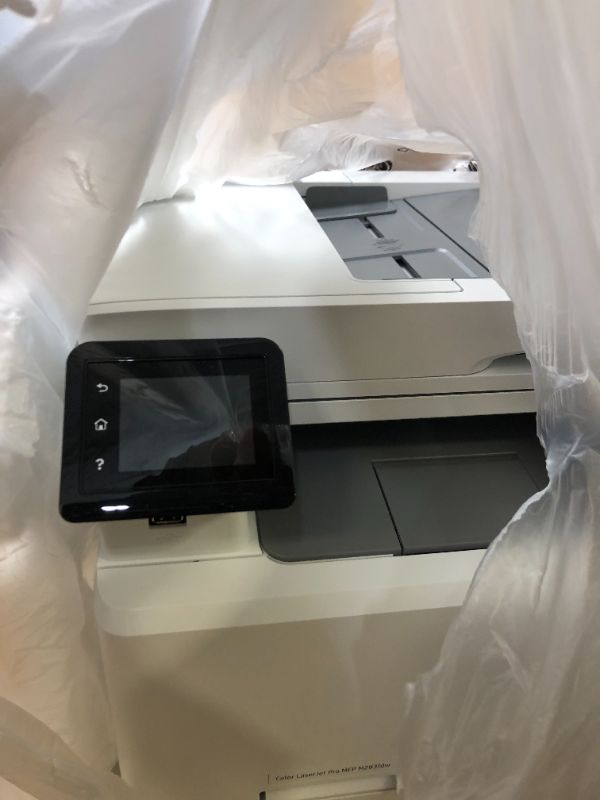 Photo 4 of HP Color LaserJet Pro M283fdw Wireless All-in-One Laser Printer, Remote Mobile Print, Scan & Copy, Duplex Printing, Works with Alexa (7KW75A), White