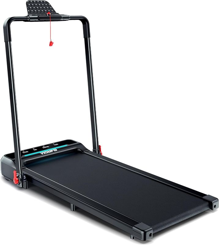 Photo 1 of YISUFO Folding Treadmills, 2 in 1 Under Desk Treadmill, 2.5HP Walking Pad, Running Machine for Home Office with Remote Control | LED Display | 0.6-7.6MPH | Free Installation
