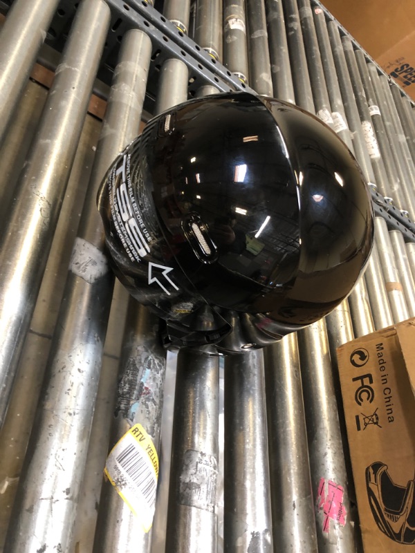 Photo 1 of Woljay Open Face Full face Helmet Motorcycle Modular Helmets for Unisex-Adult Street Bike Cruiser Scooter DOT Approved X-Large Gloss Black