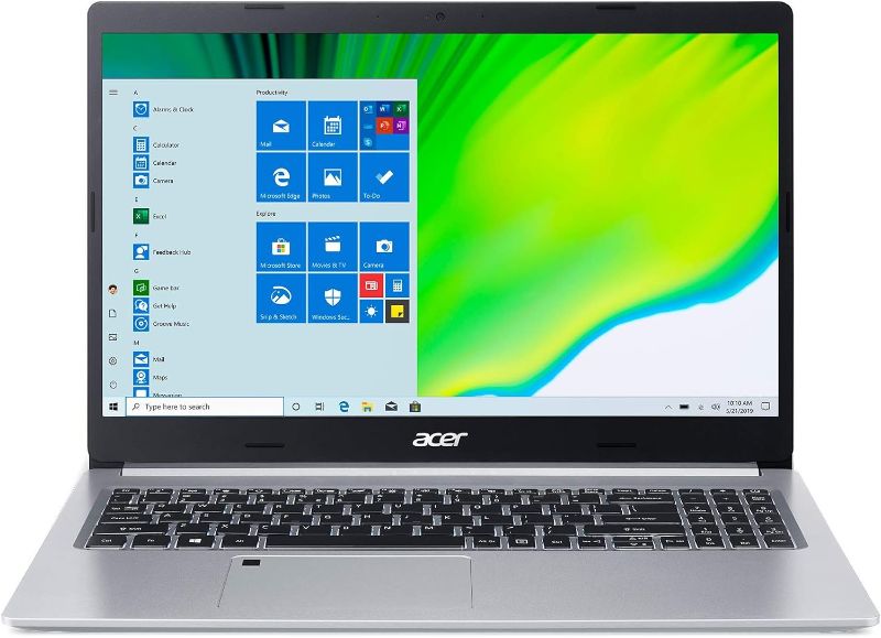 Photo 1 of Acer Aspire 5 A515-46-R14K Slim Laptop | 15.6" Full HD IPS | AMD Ryzen 3 3350U Quad-Core Mobile Processor | 4GB DDR4 | 128GB NVMe SSD | WiFi 6 | Backlit KB | Amazon Alexa | Windows 10 Home (S mode)----ITEM DOES NOT WORK SALE FOR PARTS ONLY -----THERE IS N