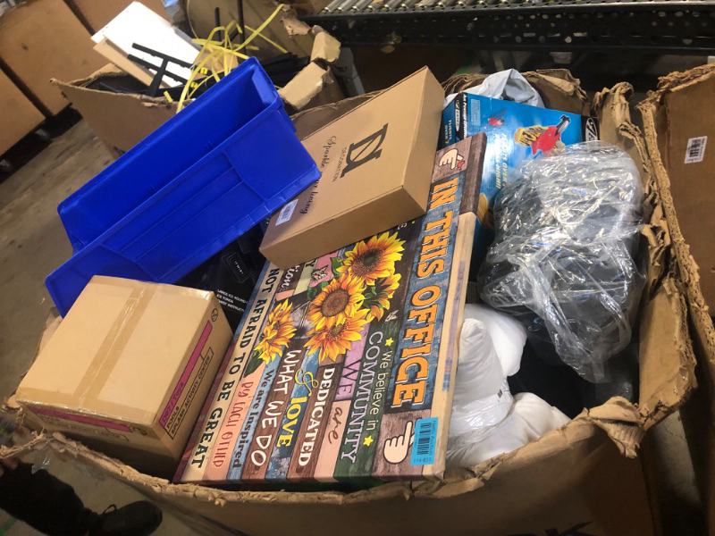 Photo 1 of EXTRA LARGE BOX LOT ---MANY RANDOM ITEMS -----SOME ITEMS USED SOME NEW 