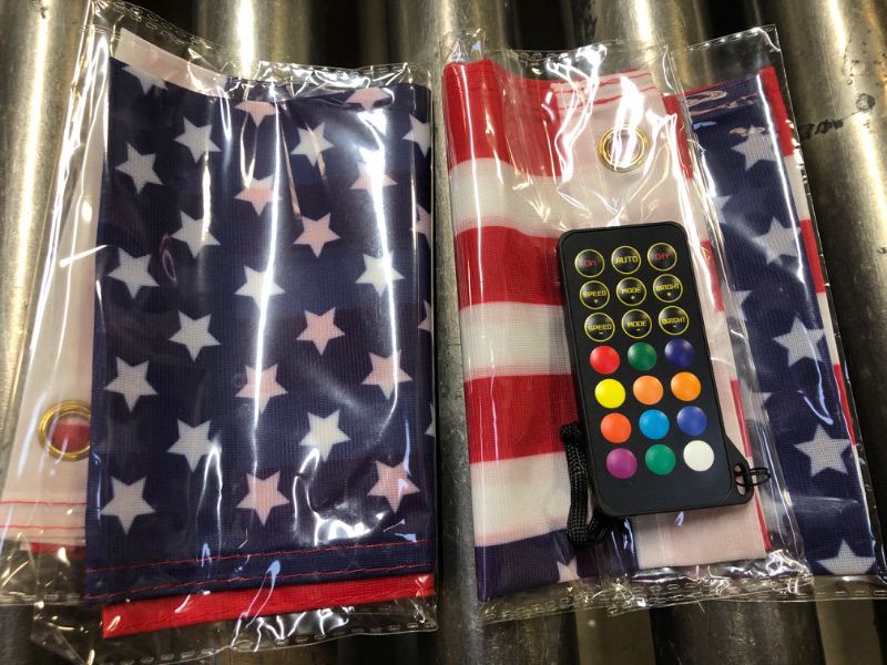 Photo 1 of AddSafety 2PCS 4FT RF Remote Control LED Whips Light with Dacning/Chasing Light with Hookup and American Flag for Off- Road Vehicle ATV UTV RZR Jeep Trucks Dunes 4FT-2PCS Dancing-RF Remote