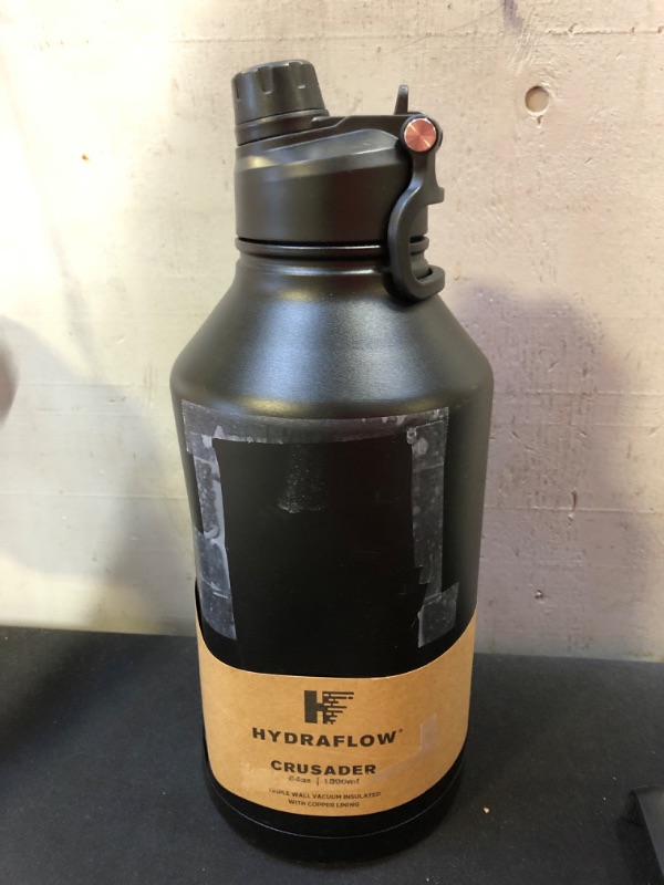 Photo 1 of 64 oz Crusader Growler *** DENTING FROM TRANSPORT ***