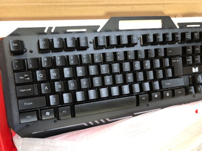 Photo 3 of Monster Wired LED Gaming Keyboard - Black
