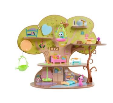 Photo 1 of KidKraft Lil Green World Wooden Market Treehouse Play Set with 26 Accessories--factory sealed 
