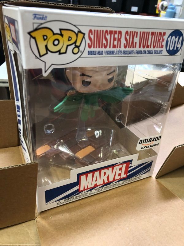 Photo 2 of Funko Pop! Deluxe Marvel: Sinister 6 - Vulture, Amazon Excusive, Figure 2 of 7