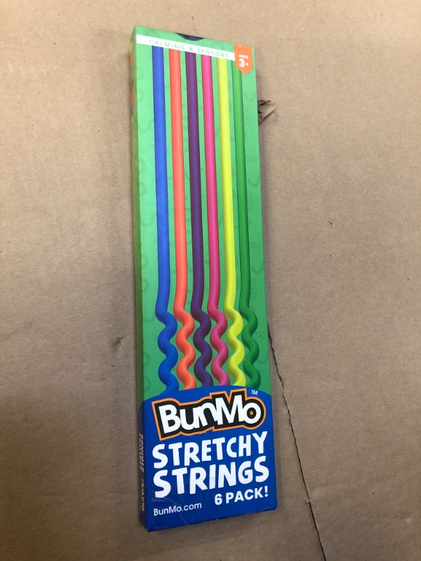 Photo 2 of BUNMO Stretchy Strings Sensory Toys 6pk | Perfect Fidget Toy for Anxiety & Stress | Super Calming Fidget Toys | Fun & Engaging Autism Toys | Focus & Stimulation | Hours of Fun for Kids 6 PACK