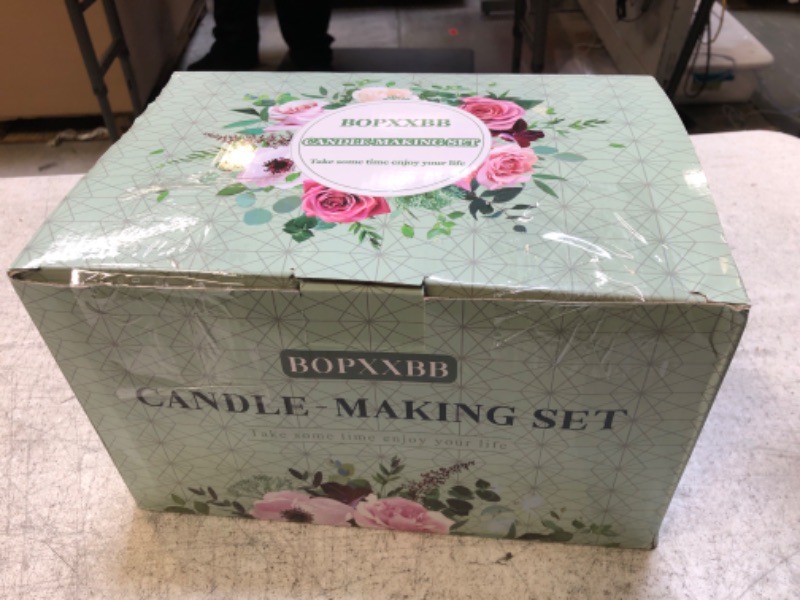 View 3 of DOPXXBB Complete Candle Making Kit, DIY Candle Making Supplies for Adults, Include Soy Wax, Candle Cups & Tins Candle Wicks & Light Aroma Type Scents, Liquid Dyes & More