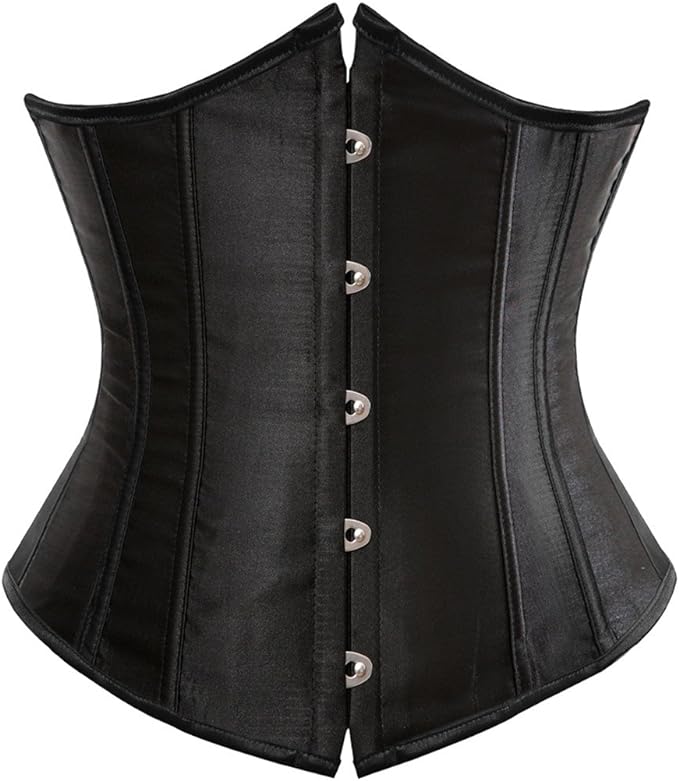 Photo 1 of Kranchungel Underbust Corsets for Women Black Corset Top Waist Trainer Fashion Bustier Plus Size Corset
