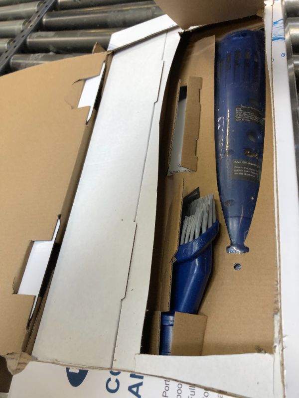 Photo 1 of Cordless Pool Vacuum with Strong Suction, Rechargeable Handheld Pool Vacuum Cleaner for Inground & Above Ground Pools, Portable Pool Vacuum with 90 Mins Working Time for Deep Cleaning (Blue),PoolGuard